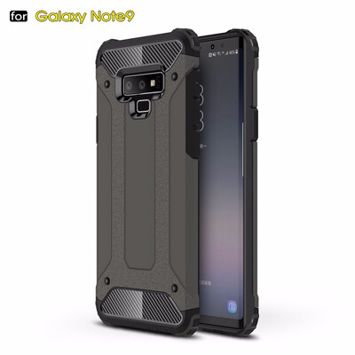 

Goowiiz Phone Case For Samsung Galaxy Note 9 King Kong Armor Fashion Bumper PC TPU Prevent falling