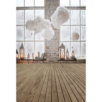 

Cotton Cloud Photo Backdrop 57FT Vinyl Fabric Cloth Digital Printing Photo Background S-3194