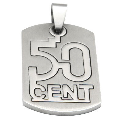 

Hpolw fashion jewelry boutique poker 50 CENT Pendant - 20 inches Chain