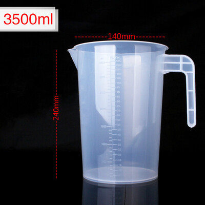 

100 250 500 1000 2000 3500 5000ml thickened plastic measuring scale cup
