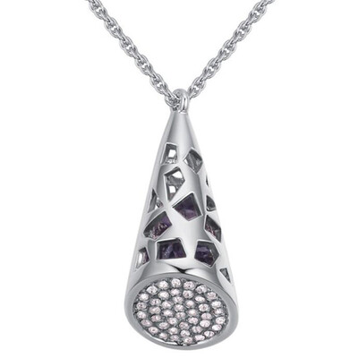 

Austrian Crystal Pendant Necklaces For Women Vintage Fashion Jewelry Ladies Short Chain Necklaces 28007
