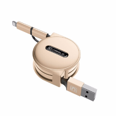 

Cafele 2 in 1 Micro USB Cable for iPhone Mini USB Cable Retractable Portable Charging Cable for iPhone 8 7 6 5 Xiaomi Redmi 4X