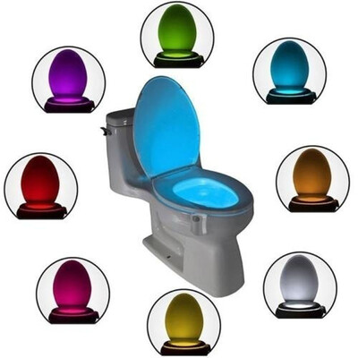 

816 Color LED Motion Sensing Automatic Bathroom Toilet Night Motion Activated Lamp