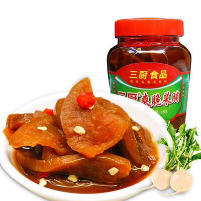 

Three kitchen crispy vegetables dried radish 450g
