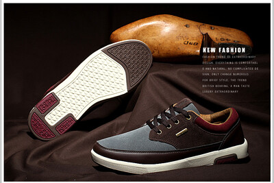 

PLAYBOY brandSuede leisureMixed colorLower-cut sports sneakersMens shoes