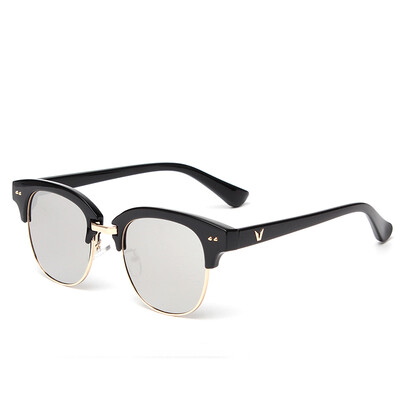

FEIDU Brand High Quality Semi-Rimless Sunglasses Women Men Vintage Half Frame Sun Glasses Unisex Gafas De Sol Hombre