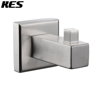 

KES Bathroom Wall Mount Single Coat and Robe Hook SUS304 Stainless Steel, Brushed Finish, A21060-2