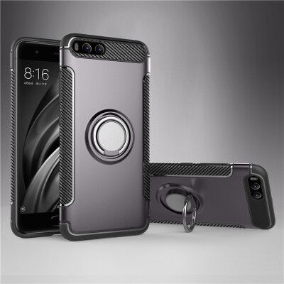 

Xiaomi mi 5X6 Armor Car Magnetic Suction Ring Bracket Silicon TPU Hard PC Phone Case