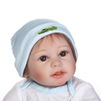 

55 cm Silicone Reborn Dolls Handmade Realistic Baby Doll 22 Inch Silicone Reborn Toys for Kids Juguetes Brinquedos