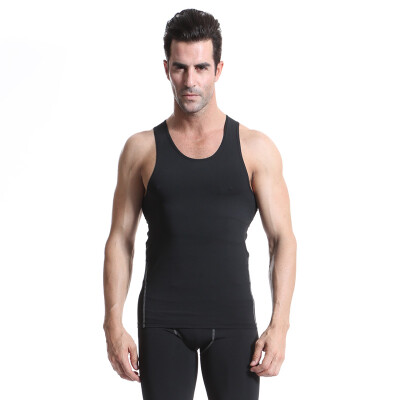 

Running Set Wicking Sport Suit Sleeveless Vest T-Shirt Pant Gym MenS Sportswear