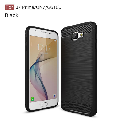 

Goowiiz Phone Case For Samsung Galaxy J5 J7 PrimeON5 ON7 2016 Fashion Slim Carbon Fiber TPU Soft Silicone