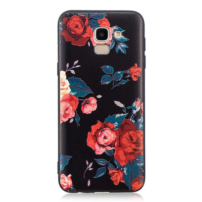 

Samsung Galaxy J6 2018 Case Embossed Soft TPU Shockproof Print Protective Cover
