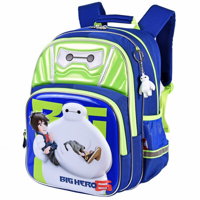 

Disney (Disney) white children bag cute light shoulder bag primary school bag IB0002A-blue / green