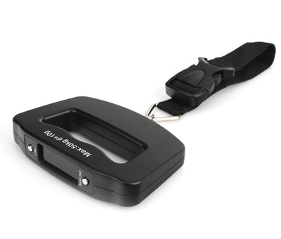 

50Kg Digital LCD Electronic Hanging Luggage Weight Hook Travel Pocket Scale