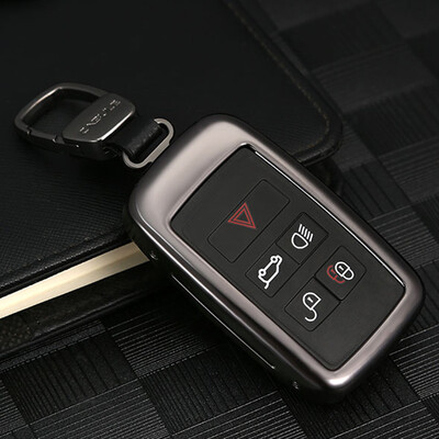 

Di Galen 18 new Land Rover Range Rover special key bag found key set Range Rover Sport Edition decorative key protection shell car key chain men modified B models - platinum gray