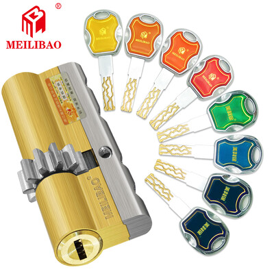 

Meribel meilibao security door lock core copper multi-track 36 blade door lock home security door lock Panpan Xiaoshuai lock 95P400