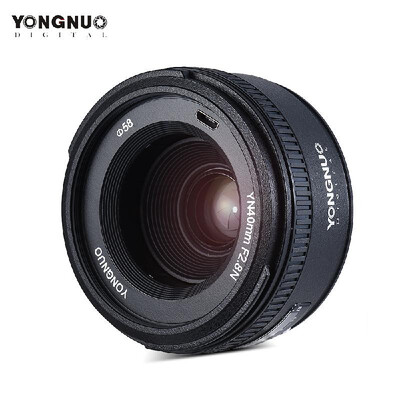 

YONGNUO YN40mm F28N 128 Standard Fixed Prime Lens AF MF Auto Manual Focus Lightweight for Nikon D500 D7100 D7000 D7500 D610 D8