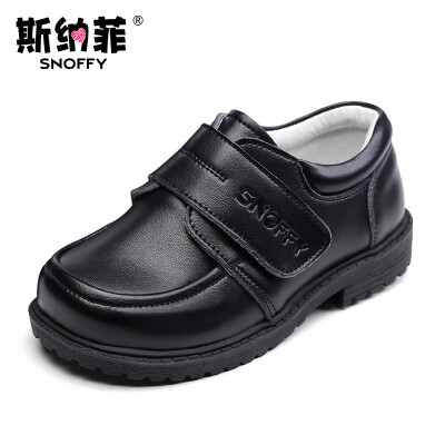 

Snafy Snoffy Boys Shoes Leather Shoes Black Leather New Baby Childrens Shoes Childrens Student Performance Shoes 17669 Black 30