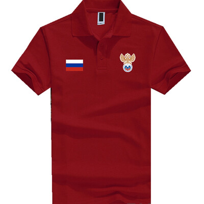 

Russia World Cup 2018 Sports Soccer Polo Shirt Summer New National Polo Shirt 32 Teams T-shirt