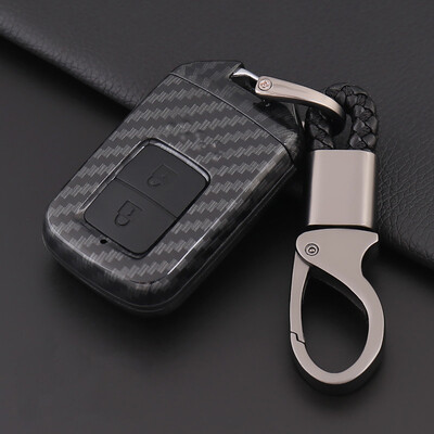 

Huashi Honda key case Honda Accord New Civic Jade URV Fit XRV Crown Road CRV Binzhi Feng Fan Ling send car key bag cover all black models - A smart two keys