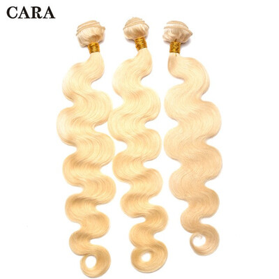 

613 Blonde 3 Bundles Hair Extension Brazilian Remy Human Hair Body Wave Dolago