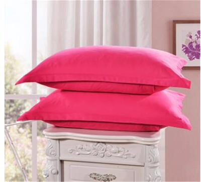 

High Quality 2 Pieces Gray Solid Color Pillow Case 100 Cotton Bed Pillowcase 48cmx74cm Pillow Cover Super Soft Pillow Sham