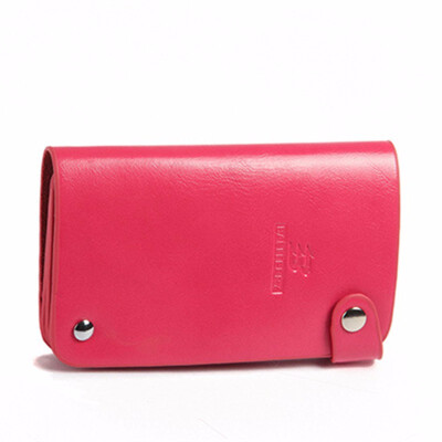 

Women Card Holders Long Women Korean Ultra-thin Vertical Leather Wallet