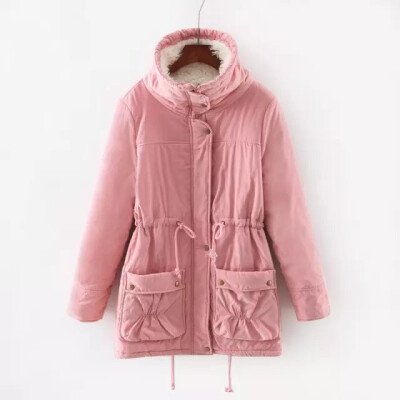 

Womens Ultra Soft Thickened Faux Fur Winter Outwear Coat Light Utilitarian Jacket Warm Winter Women Parkas