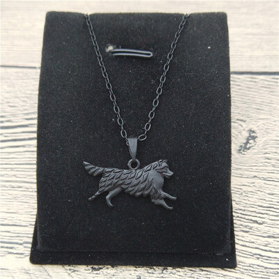

New Australian Shepherd Necklace Trendy Style Pet Dog Pendant Necklace Women Fashion Pet Jewellery Animal Dog Jewellery