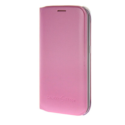 

MOONCASE Simple Fashion Leather чехол для Wallet Flip Card Slot Holster Pouch Samsung Galaxy S6 Edge Pink