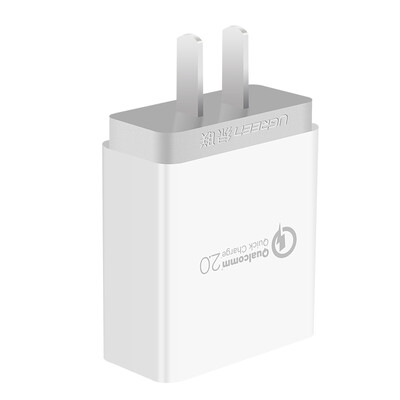 

Green Alliance QC20 fast charger charger flash charging head single port USB plug Andrews mobile phone fast power adapter support music as millet 5 Samsung Huawei 30388 white
