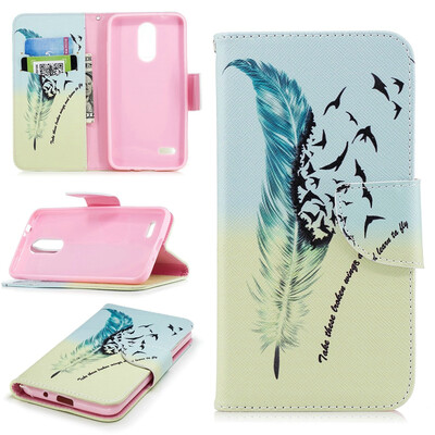

BEFOSPEY Painting PU LeatherSoft TPU Card Slot Stand Wallet Case For LG K8201850