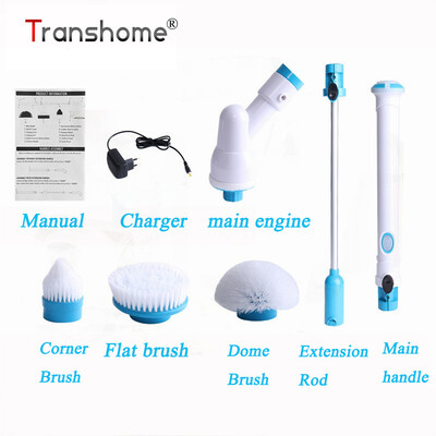 

Cntomlv Turbo Scrub Multi-function Electric Brushes Wireless Charging Electric Long Handle Cleaning Brush Household Cleaning Tools