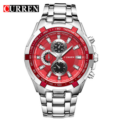 

TopBrand HOT2016 CURREN Mens Quartz Watches Analog Military Military Watch Waterproof Men Watches Men Watches Mens Sports8023