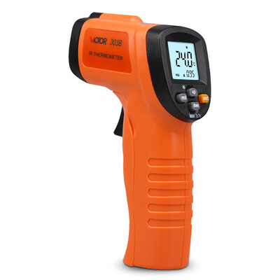 

Victory Instrument VICTOR Infrared Thermometer Industrial Oil Temperature Thermometer Digital High Temperature Home Maintenance Laser Non-contact Handheld VC303B -20 to 550 degrees