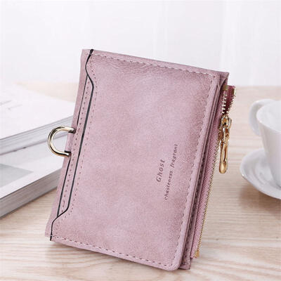 

Women Short Small Money Purse Wallet Lady Leather Folding Coin Card Holder
