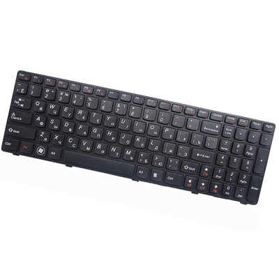 

russian laptop keyboard for LENOVO G580 Z580A G585 Z585 G590 Z580 MP-10A33SU-686CW RU notebook replace with frame black