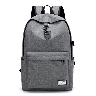 

Oxford Cloth Backpack Mens USB Backpack Travel Leisure Computer Student Bag