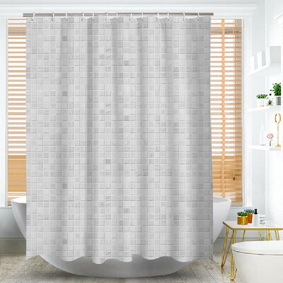 

Htovila 72x72 Inches 3D Printed Polyester Waterproof AntiCorrosion AntiBacterial Bathroom Curtain Decorative Privacy Protectio