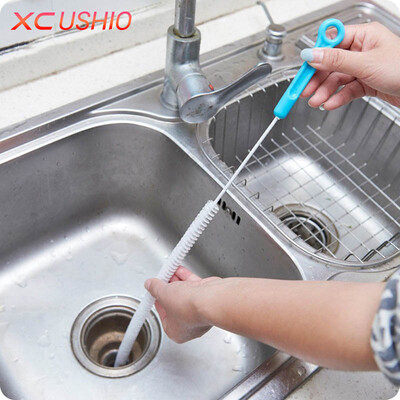 

Cntomlv hot sale 70cm Kitchen Sewer Cleaning Brush Bendable Bathroom Sink Tub Toilet Dredge Pipeline Cleaning Tools Brush Cleaner