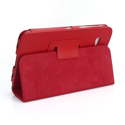 

PU Leather Case Cover Stand For Samsung Galaxy P3100 Tab 7" Tablet Color U Pick BRIGHT RED