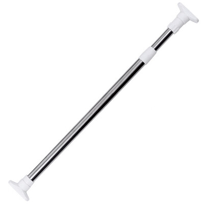 

Jingdong supermarket increasingly new stainless steel shower curtain rod-free multi-purpose multi-purpose telescopic bathroom brace 11-20 m RYX-0332