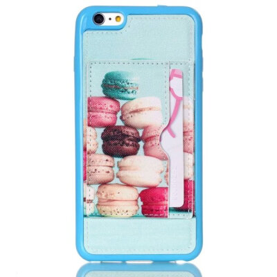 

MITI New Shockproof Cell Phone Protective Cover with Card Stand Soft PU Leather Hard Back Case For iPhone 6 Plus 5.5