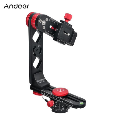 

Andoer PH720B 720° Panoramic Head Aluminium Alloy with ArcaSwiss Standard Ball Head Quick Release Plate Carry Bag Max Load 10kg