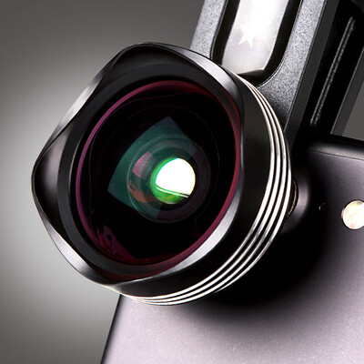 

C&CFIVE three-in-one mobile phone lens wide-angle macro fisheye set five-layer lens HD Apple universal photo SLR no distortion external camera black