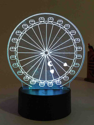 

AINA red blue&purple ferris wheel night light