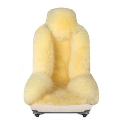 

1PCS Side Long Wool Front Universal Car Seat Covers Australian Pure Natural Fur Seat CoverSuper Warm Winter Car Cushion WSC_02