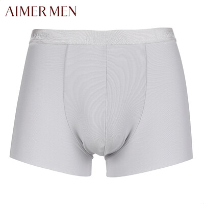 

Ai Mus underwear mens underwear modal mens waist flat angle no trace wide waist solid color light&comfortable underwear NS23U42 white 175M