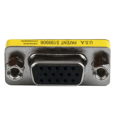 

Новый Женский к женскому VGA HD15 контактный Пол Changer конвертер адаптер
