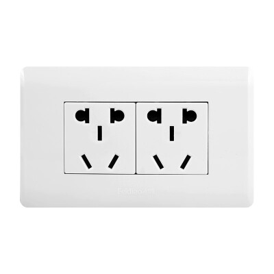 

Feifei (FEIDIAO) switch socket panel four small five holes 12 hole socket A3-118 series